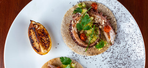 Tacos de pulpo